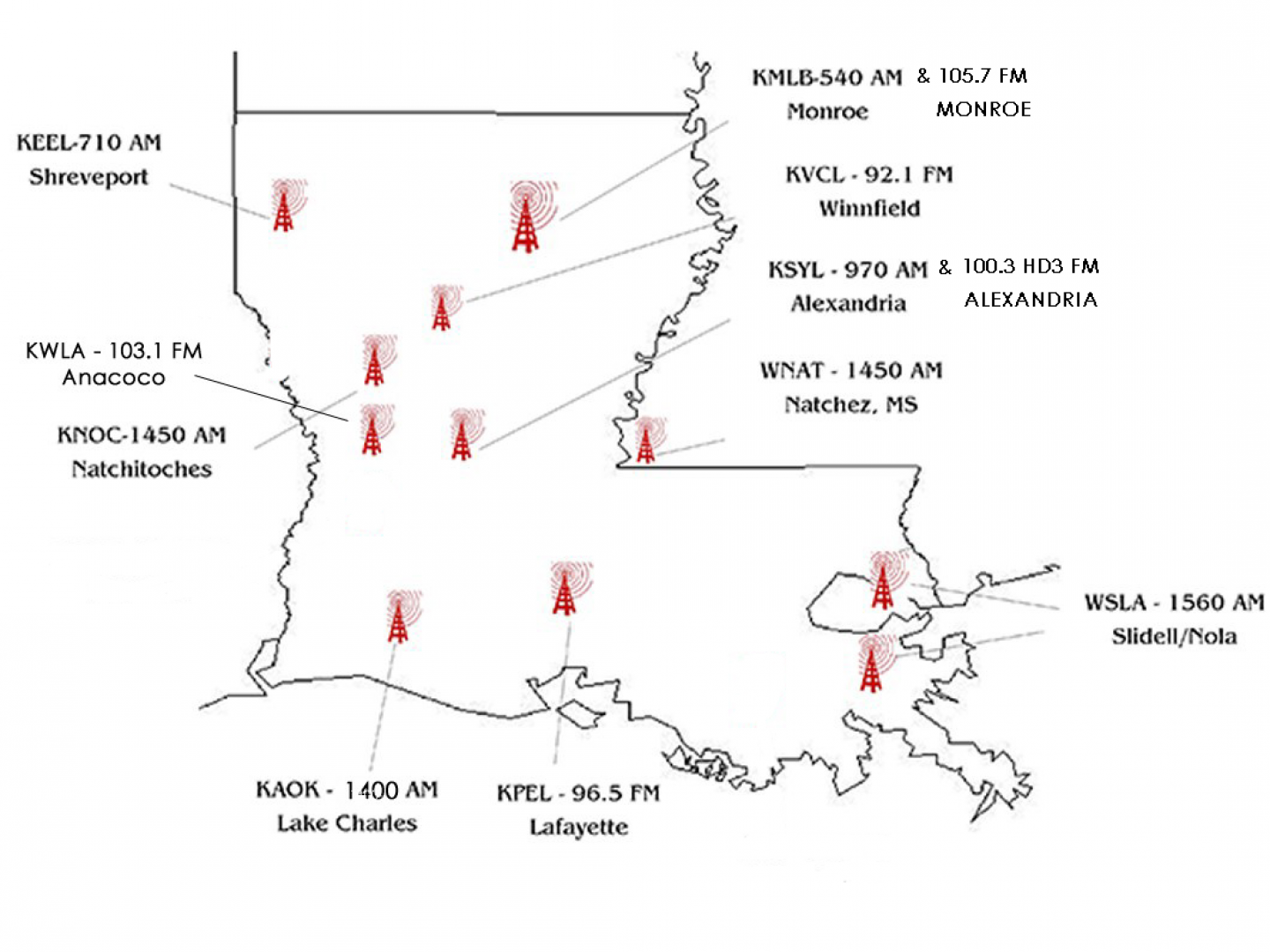 Our Stations-The Moon Griffon Show | Lafayette, LA | The Moon Griffon Show